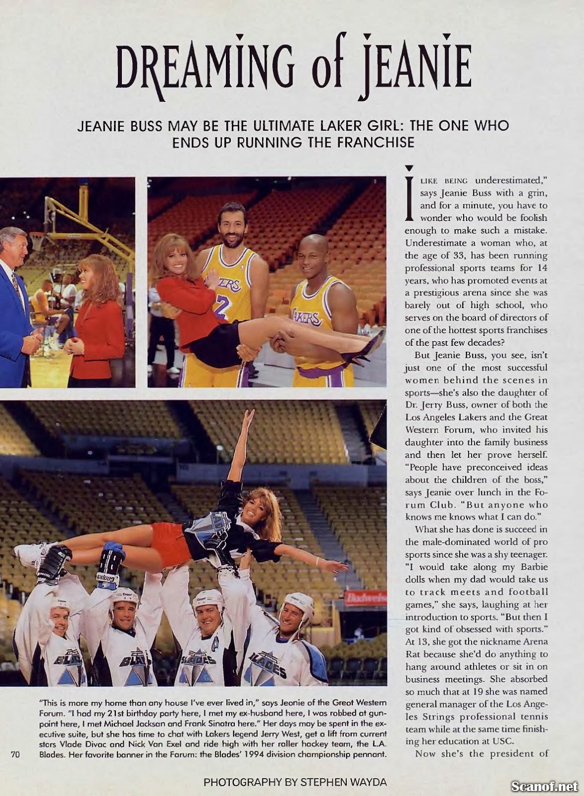 Jeanie Buss | Playboy USA [May 1995]